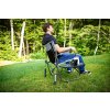 1503 1 houpaci kreslo freestyle rocker with side table heathered pewter