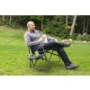 1506 houpaci kreslo freestyle rocker xl with side table black
