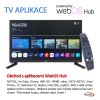 Televize MASCOM MC22TFW10, WebOS, DVB-T2/S2, Wifi, 12V DC. Travel TV