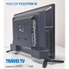 Televize MASCOM MC22TFW10, WebOS, DVB-T2/S2, Wifi, 12V DC. Travel TV