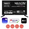 Televize MASCOM MC22TFW10, WebOS, DVB-T2/S2, Wifi, 12V DC. Travel TV