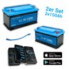 Supervolt POLAR LiFePO4 300ah 12,8V lithiová baterie s ohřívačem (2x SX150-P)