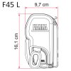Markýza Fiammastore F45, F45L - bílé pouzdro