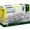 Sada melaminového nádobí Brunner DOLOMIT WHITE 16dílná, pro 4 osoby
