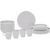 Sada melaminového nádobí Brunner DOLOMIT WHITE 16dílná, pro 4 osoby