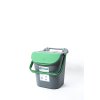 Stohovatelný odpadkový koš o objemu 30 litrů, se zeleným víkem