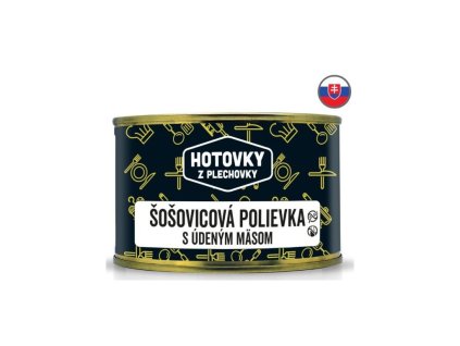 Šošovicová polievka s údeným mäsom
