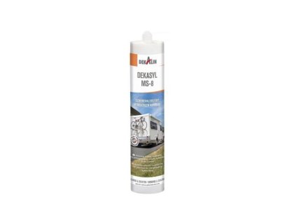 Dekalin DEKAsyl MS-8 lepidlo na okná, kartuše 290 ml - čierne