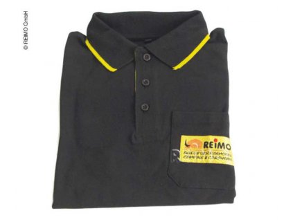 Polokošeľa Reimo čierna (Varianta REIMO-Polo Mr.black.XXXL)