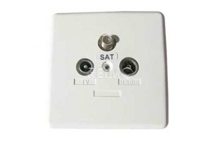 221395 satelitni koncovy box se 3 pripojkami rozbaleny