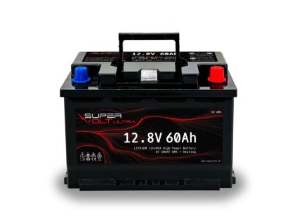Supervolt Ultra - 12,8 V 60Ah - LifePO4 s Bluetooth a vyhrievaním