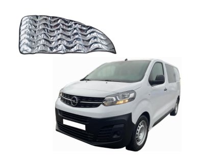 Vnútorné termoclony pre Opel Vivaro od roku 2022 s komfortným obložením KR+DR - druhá akosť