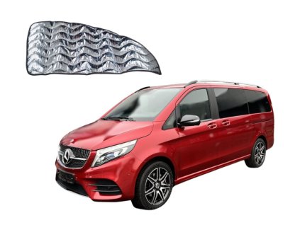 Vnútorné termoclony pre Mercedes Benz V Classe od roku 2014 s komfortným obložením KR+DR+Extra dlhý - druhá akosť