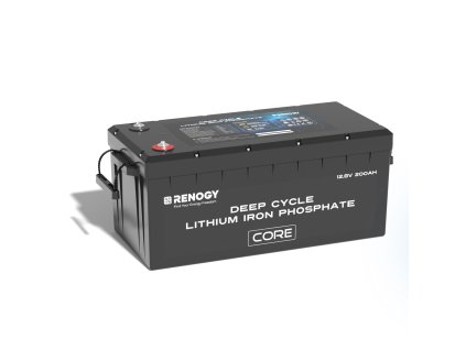 4416 renogy core 200ah 12v lifepo4 baterie deep cycle ip65 zaruka 5 let