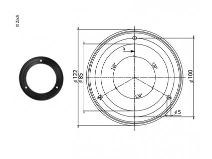 223834 gumove tesneni pro filtr 123x84 mm cerne