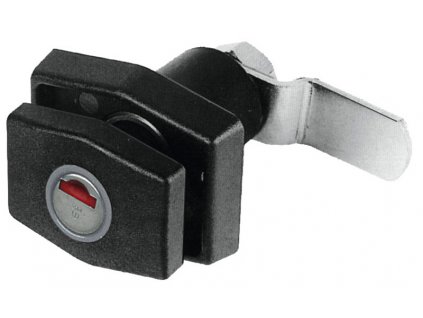 223891 obdelnikovy cerny zamek pushlock bez cylindrickeho klice