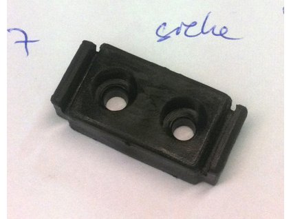 225127 montaz na podlahu cerna pro podpernou patku kloubu