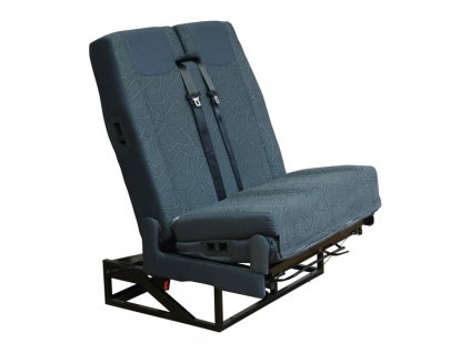 225928 sk7 lavice kompletni sada 95 cm dvoubarevne calouneni svetle seda antracitova