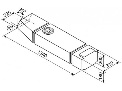 226672 nadrz na cerstvou a odpadni vodu vwt2 60l