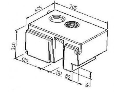 226675 nadrz na cerstvou vodu ford transit od roku 2000