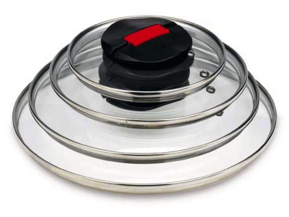 Sklenená pokrievka pre rad hrncov Exclusive (Varianta Sklenené veko Click Cook.28cm)
