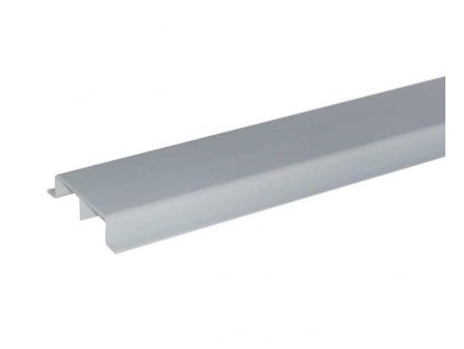 234649 dvojity kabelovy kanal 12 mm tyc 2 m svetle sedy