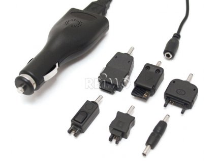 235222 univerzalni adapter carbest 12v s vymenitelnymi zastrckami pro spotrebice