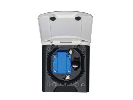 235864 univerzalni markyzova zasuvka 230v s magnetickym zamkem bila