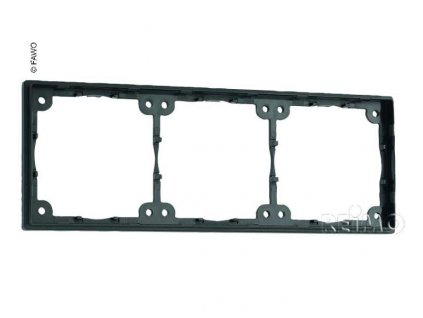 236254 distancni ram 3nasobny plocha 3mm instalacni vyska bridlicove seda volne stranky