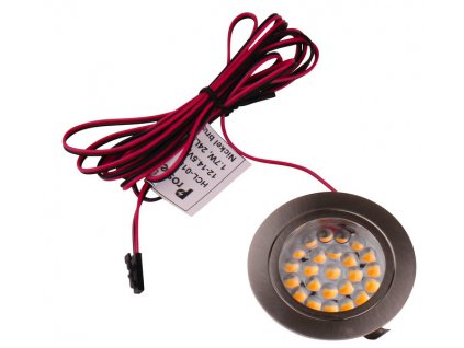 237520 carbest 12v led spot brousena nerezova ocel 1 7 watt