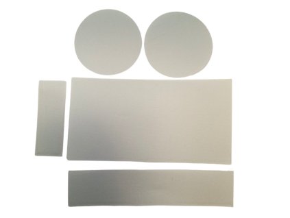 Samolepiace polyamidové záplaty pre rýchlu opravu stanu, rôzne veľkosti