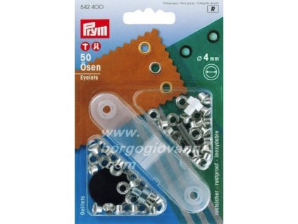 239728 ocka z mosazi 4 mm stribrna barva