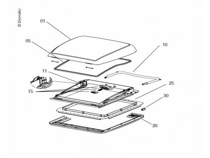 249367 montazni ramecek mini heki compl 25 42mm kremove bily