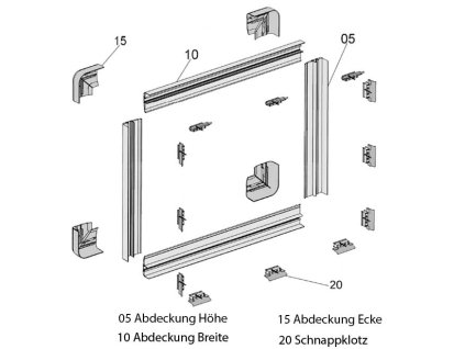 252007 nahradni rohove kryty pro posuvna okna s4