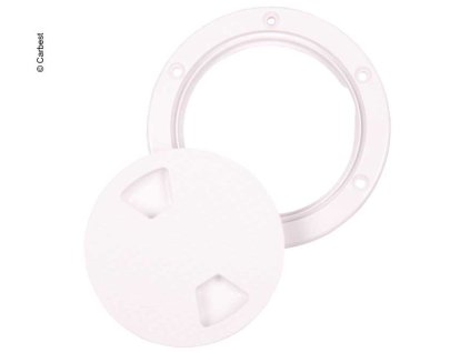252175 1 kontrolni otvor se sroubovacim uzaverem 198 mm bily