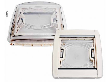 252271 stresni kapota 40x40 cm ram bily s led diodami