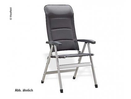 257032 kempingova zidle pioneer charcol grey calounena ctyrnoha zidle
