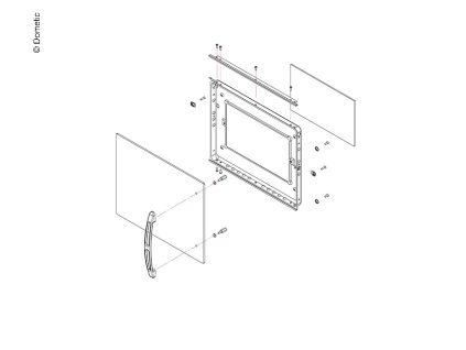 261169 dvirka trouby z nerezove oceli