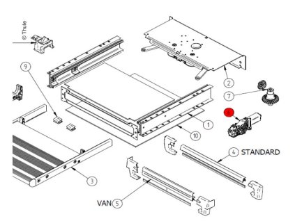 263890 motor 12v slide out 2012