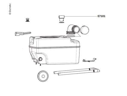266887 adapter s tesnenim