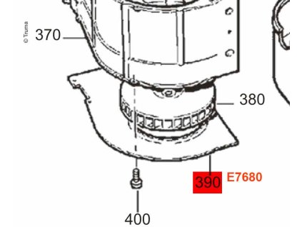 267919 deska ventilatoru