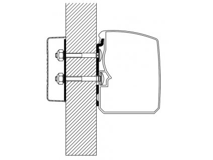 282784 markyza thule 3200 adapter plocha stena