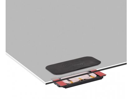 284281 indukcni nabijeci jednotka cerna s protiskluzovou podlozkou a sadou optickych vlaken