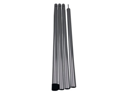 288049 teleskopicka tyc bent 130 230 cm stribrna