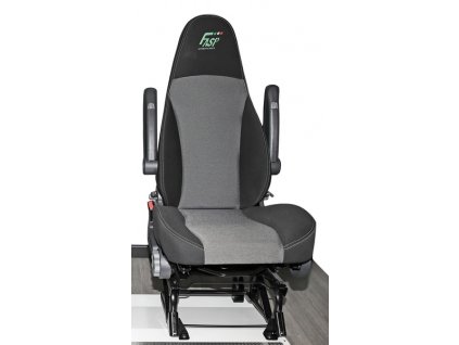 288943 jednosedadlo otocne 55 cm potah dvoubarevny svetle sedy antracitovy