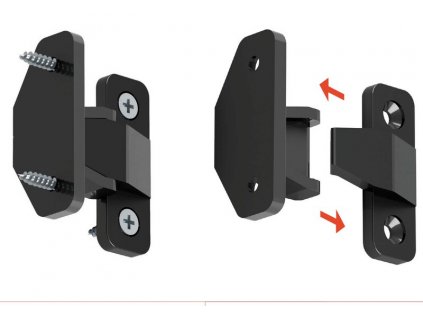 294316 dreveny konektor cerny 4x