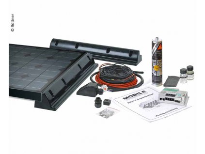 Solárny systém pre karavany, kompletné systémy série MT "Black Line" (Varianta MT220-2MC Solar compl.anl)