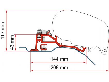 306718 stresni kit pro fiat ducato peugeot boxer citroen jumper