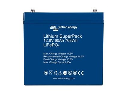 310018 victron energy lifepo baterie 12 8v 60ah lithium superpack