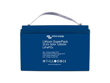 310024 victron energy lifepo baterie 25 6v 50ah lithium superpack